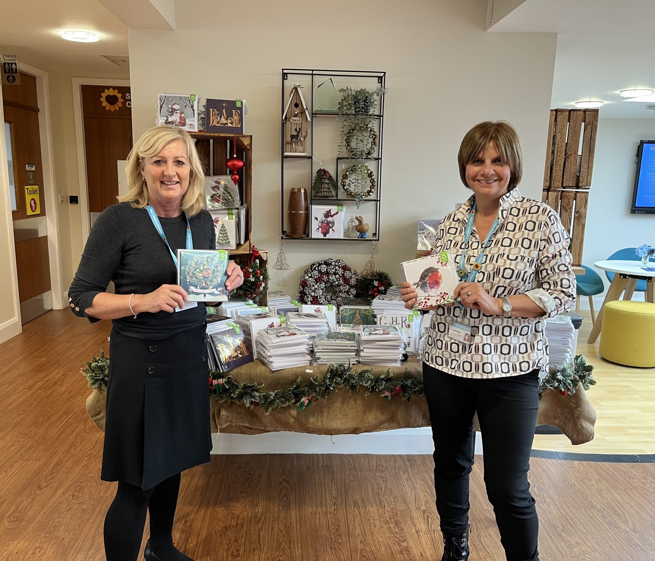 Festive cards on sale at East Cheshire Hospice